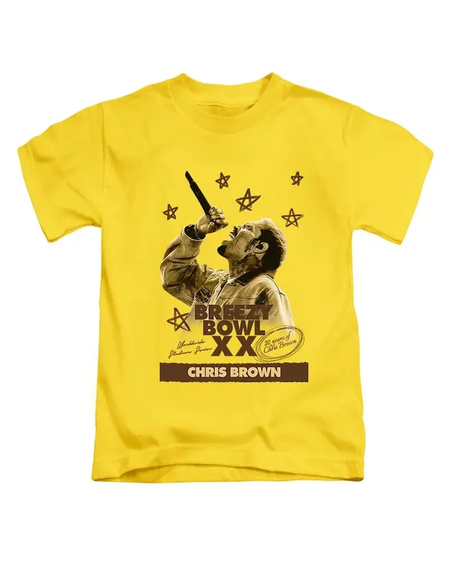 Breezy Bowl Chris Brown Adults T-Shirt Breezy Viral Top New 5