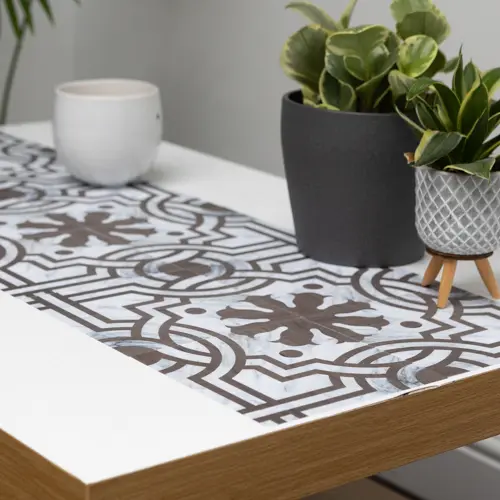Quadrostyle Agrigento Marble Wall & Floor Vinyl Tile Stickers 30cm(W) 30cm(H) 0.508mm(D) 4
