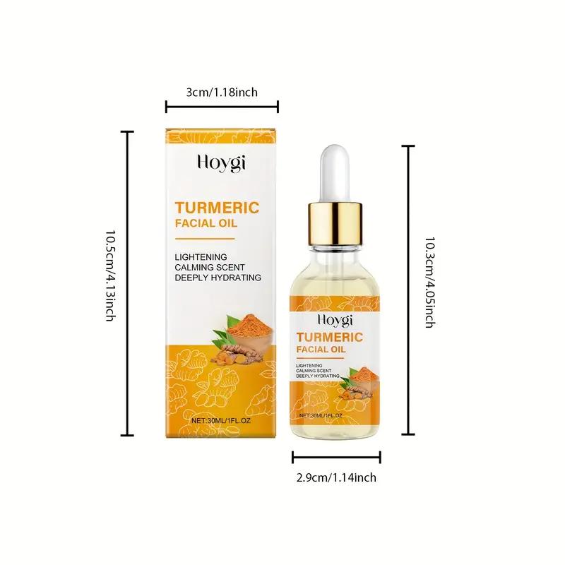 Turmeric Facial Essential Oil, Suitable for Dry Light Beige, Both Men and Women. Moisturizing Facial Essential Oil, lightening calming scent  30ml/1fl.oz Skin Repair Hydrate Moisture Hydrating 7