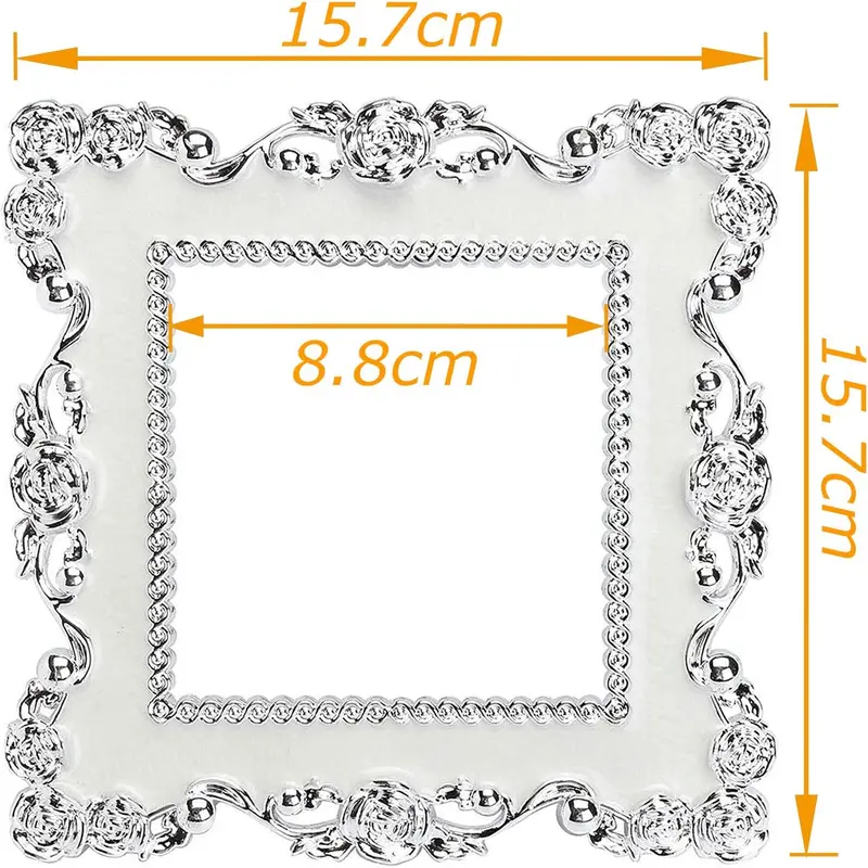 2PCS Plastic Resin Acrylic Light Switch Surround Stickers Single Light Switch Surround Socket Finger Panel Cover Set 1