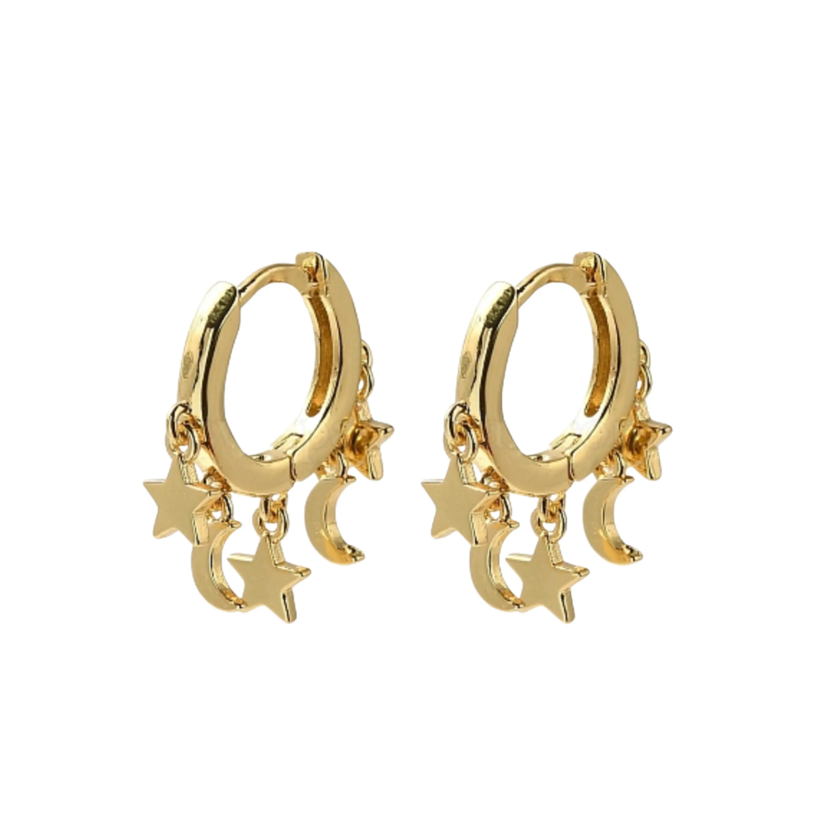 Moonlit Dreamer Hoop Earrings