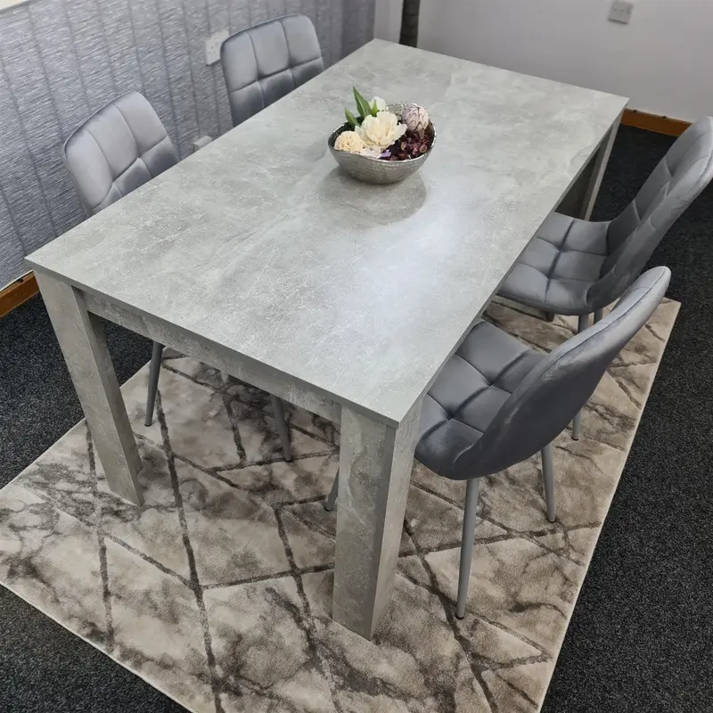 Dining Table Set with 4 Chairs Dining Room and Kitchen table set of 4 7