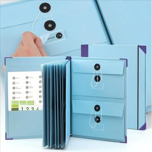 File Folder, 1 Count Envelope-closure Cover Design Portable Foldable File Folder, Pastel Color File Storage Folder, Office Stationery & Supplies, Office Accessories