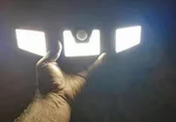 Product Review of 3-Headed Solar Security Light - 108 LED Motion Sensor Outdoor Wall Lamp - 270° PIR Detection - IP65 Waterproof - Super Bright Garden Lighting from B**d 0