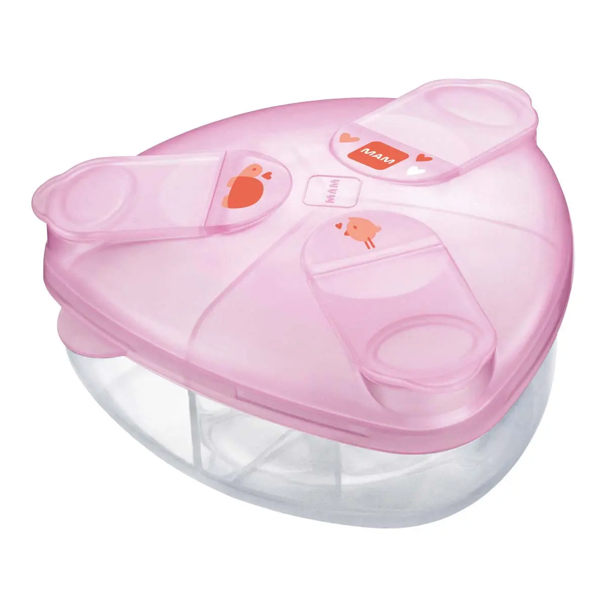 MAM Milk Powder Dispenser (Pink) -  For Baby formula dispensers