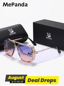 Ombre Frame Top Bar Design Aviator Trendy Vintage Sunglasses, Trendy Beach Eyewear, Stylish Glasses, Large Frame Cool Styling Summer High Quality Sunglasses Polarized for Everyday Use, Cool Accessories for Outdoor Activities, Trendy Casual Sunglasses