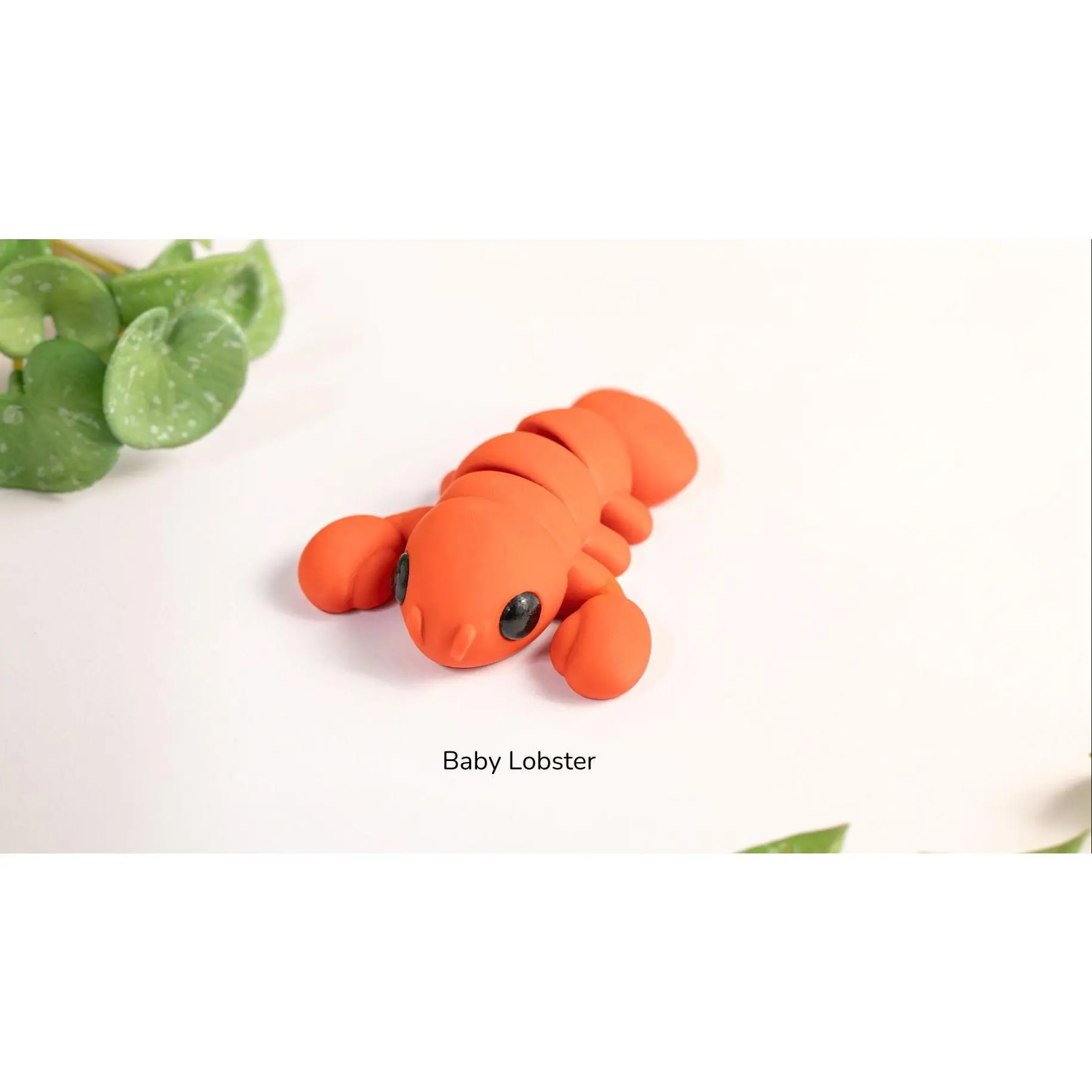 Pocket Pals - Articulated Fidget Toy - Baby Lobster