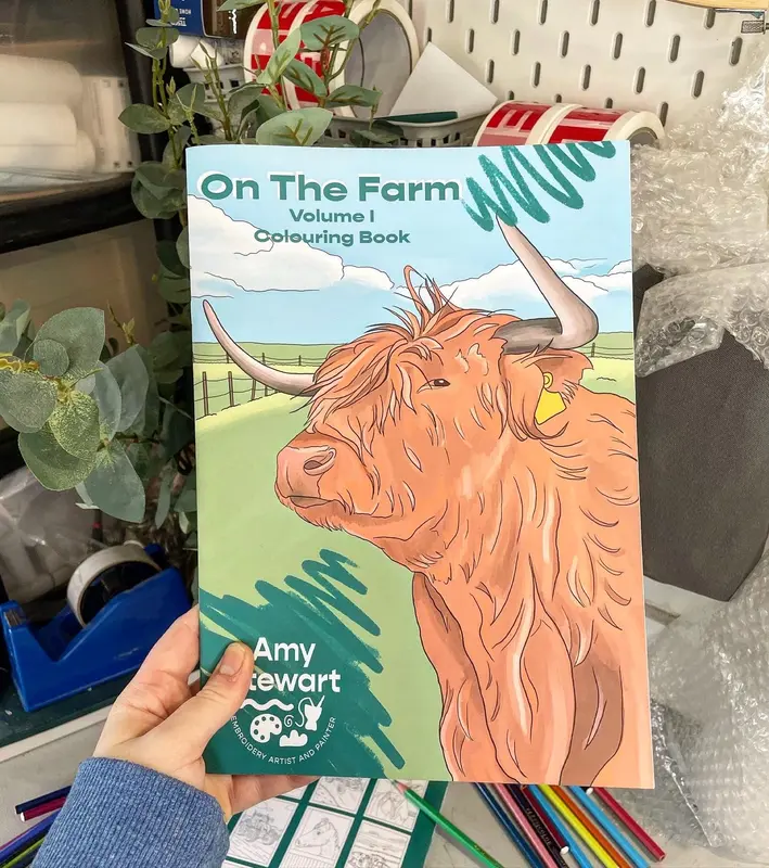 On the Farm: Volume 1 Colouring Book 0