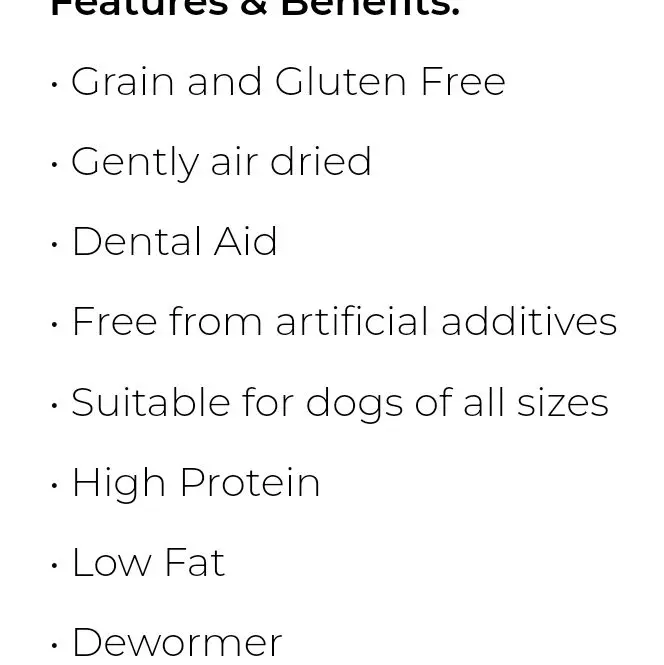 15cm Beef Bladder Twists Natural Dog Treats by Manor Farm 3