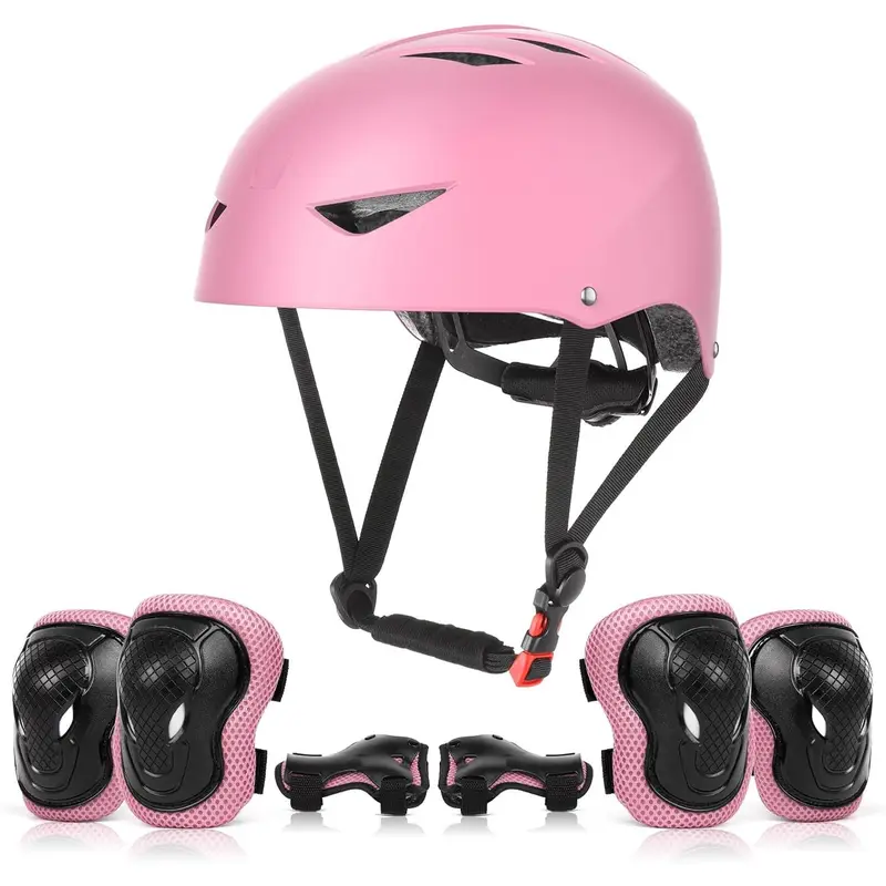 Kids Protective Helmet and Pads Set (Age 5-12) | Buy Online at Amizek 8