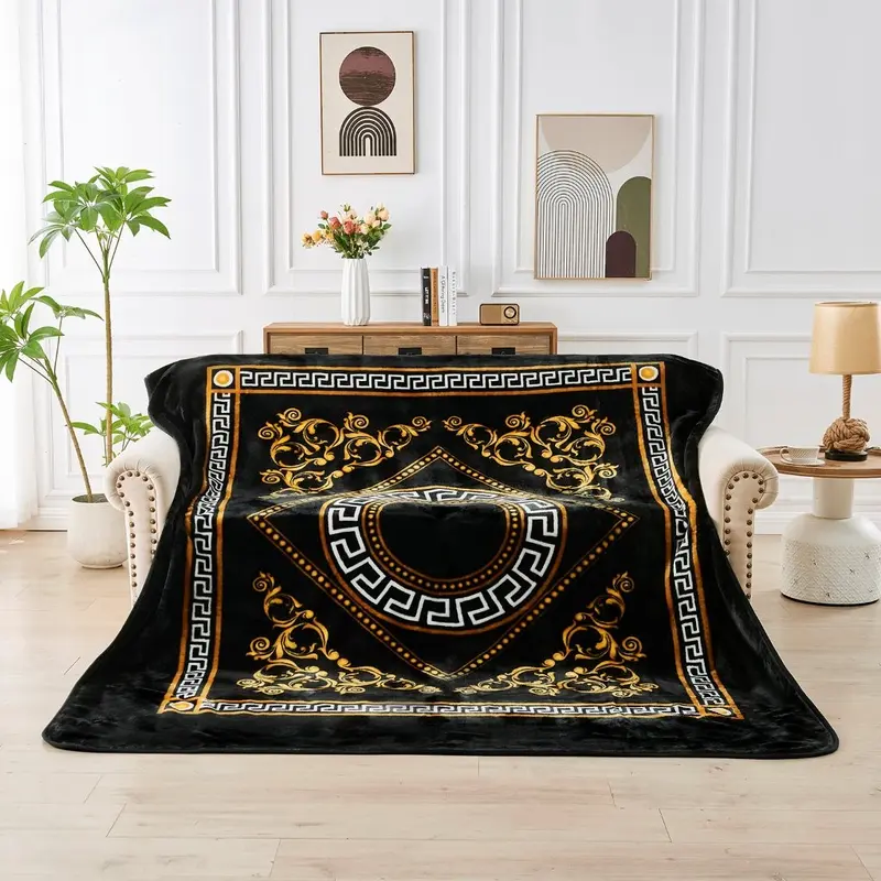 Greek Throws Fleece Blanket Bed Sofa Settee Large Soft Warm Double King Size New Printed 6