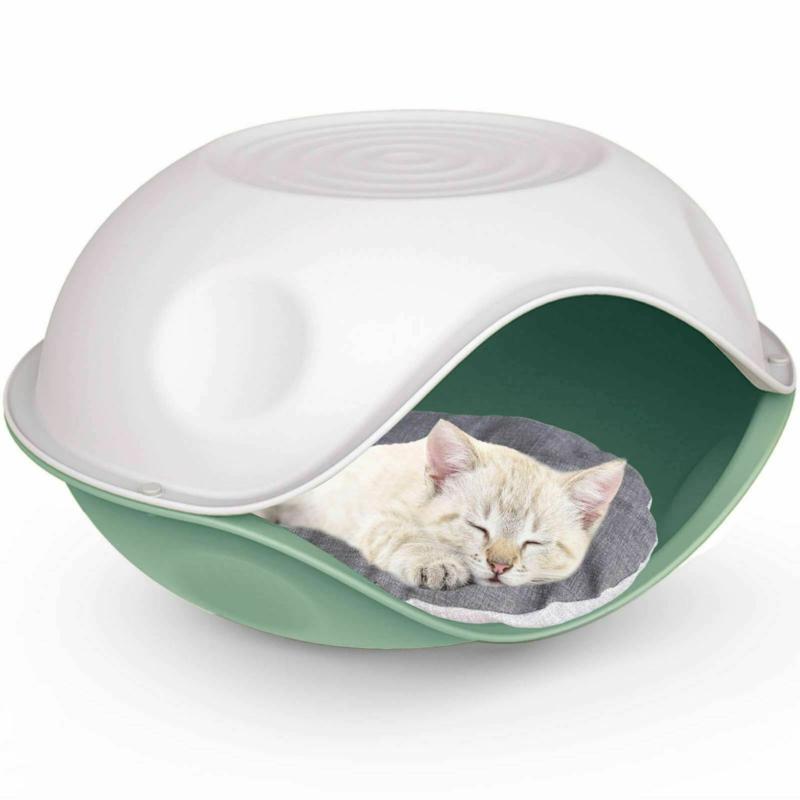 Product Introduction of Cat Dog Bed Windproof Outdoor Plastic Shelter Pet Kitten House Kennel Crate Pod 22