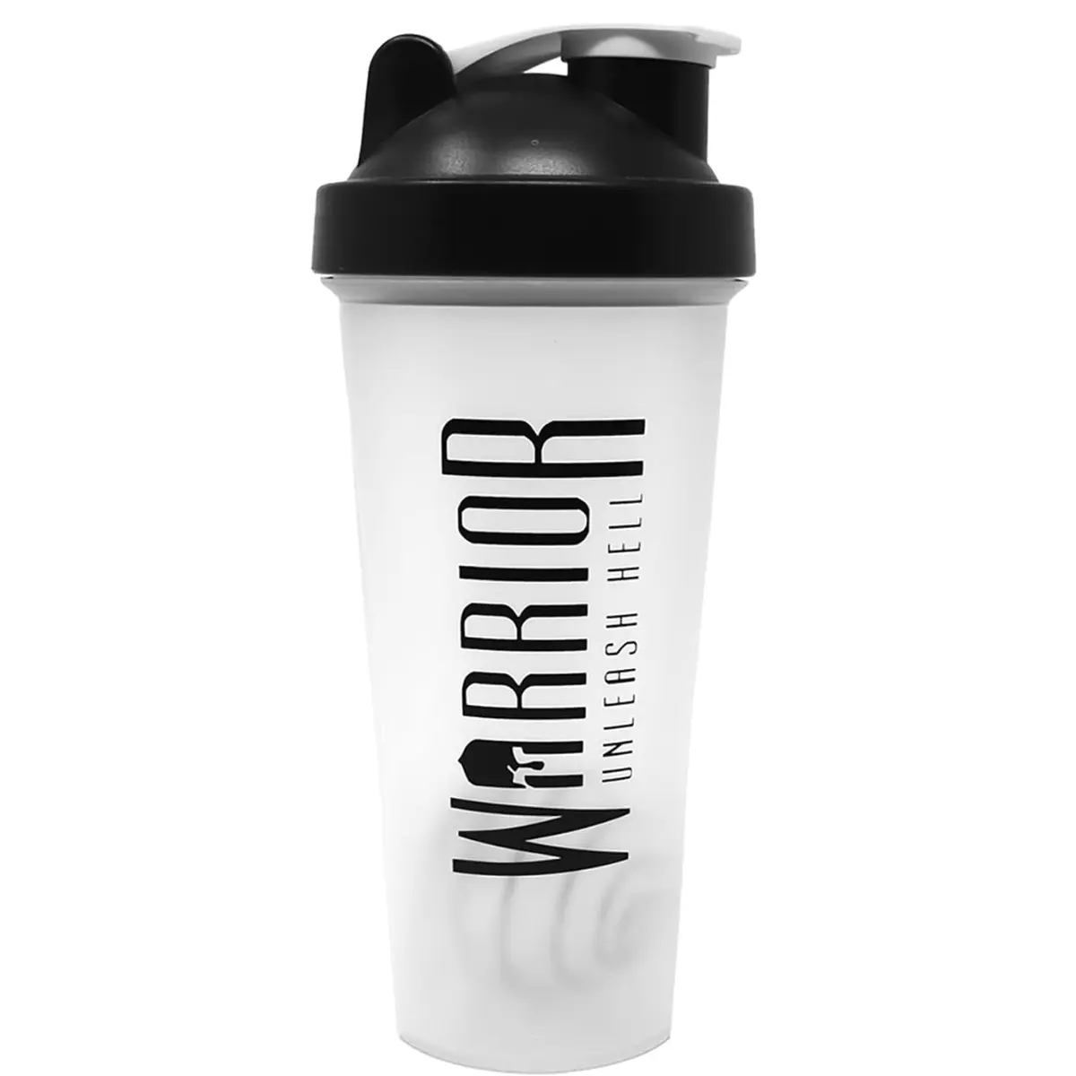 Protein Shaker Bottle, Includes Wire Mixball Blender – 600ml – Perfect for Mixing Powdered Shakes, Clear, BPA Free, Dishwasher Safe