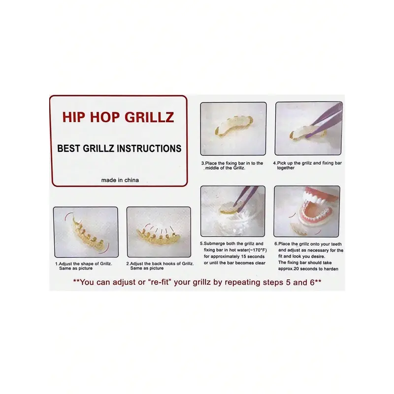 1 Set Single Row Icy Gold & Silver Cubic Zirconia Stud Grill, Adjustable Unisex Hiphop Nightclub Punk Style 1