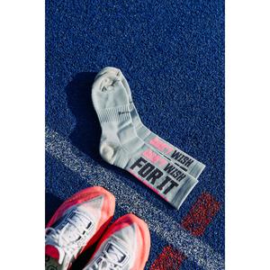 SOCKS "DON'T WISH FOR IT, WORK FOR IT" - GREY