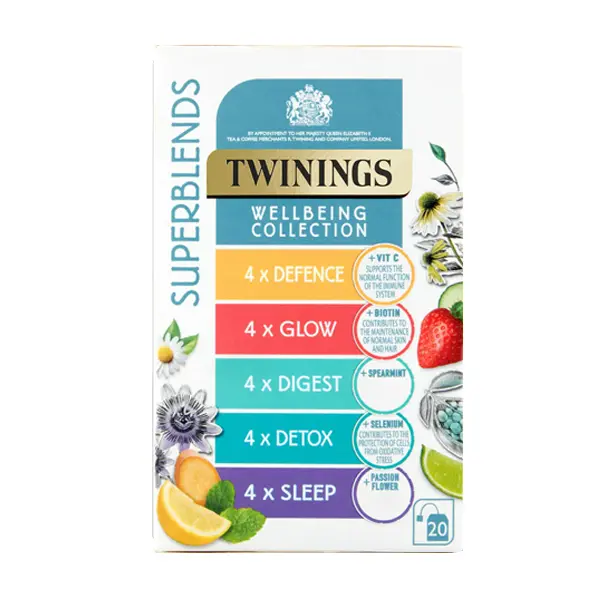 Twinings Superblends Wellbeing Collection - 20 Enveloped Infusions