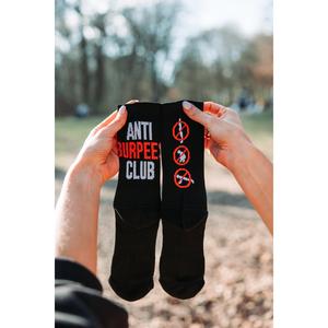 SOCKS "ANTI BURPEES CLUB"- BLACK