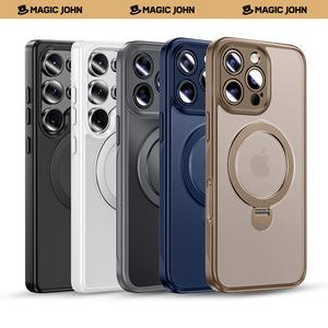 MAGIC JOHN 360 Degrees Rotating Magnetic Stand Phone Case