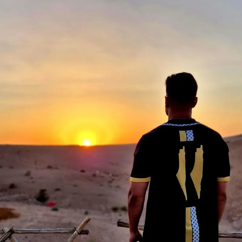 Palestine Special Edition Gold and Black Jersey - Perfect for Sports and Casual Wear 1
