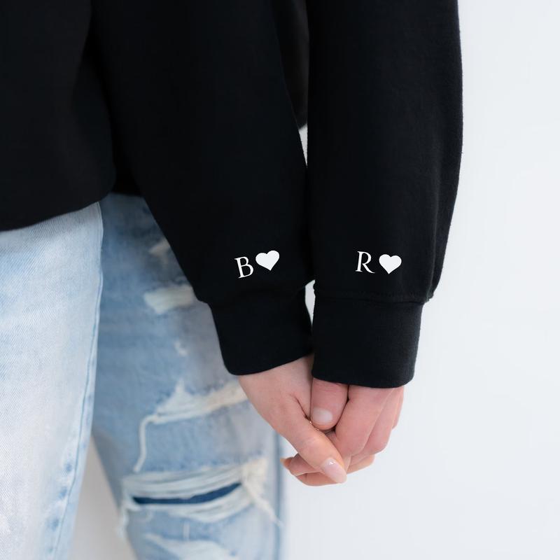 Custom Embroidered Roman Numeral Sweatshirt Hoodie Embroidery 3