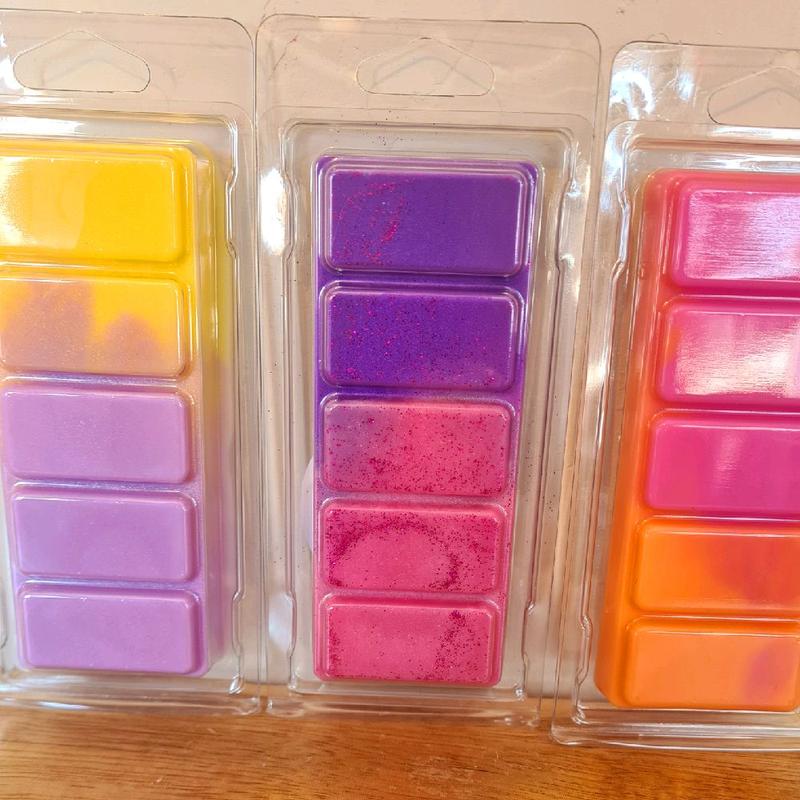 M-Z Wax Melt Snap Bars, Various Fragrances, Home Fragrance Wax Melts - 50g Clamshells - Perfume, Aroma Scented Candle Freshener Decor Ornaments 1
