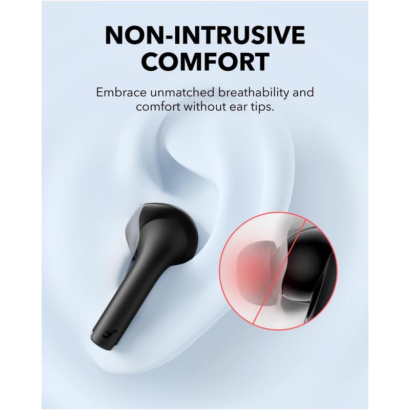 soundcore K20i by Anker, Semi-in-Ear Earbuds, Bluetooth Wireless, 36H Playtime, Fast Charge, Clear Sound, Comfortable Fit, ENC 2-Mic Clear Calls, Custom EQ, IPX5, Bluetooth 5.3, App Control 1