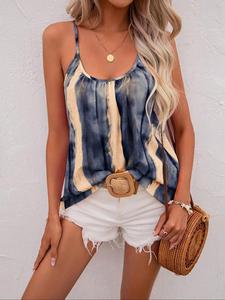 Women's Striped Print  Cami Top, Casual Sleeveless Top for Spring & Fall, Ladies Clothes for Daily Wear