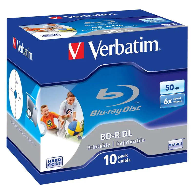 Verbatim 43736 blank Blu-Ray disc BD-R 50 GB 10 pc(s) 1