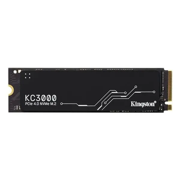 Kingston KC3000 (SKC3000S/512G) 512GB NVMe SSD, M.2 Interface, PCie Gen4, 2280, Read 7000MB/s, Write 3900MB/s, 5 Year Warranty 0