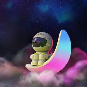 Astronaut Design Star Projector Night Light, 1 Count USB Powered Nebula Lamp, Hanging Decor for Bedroom, Living Room, Home Decor