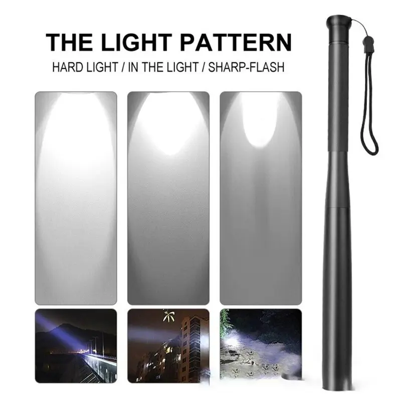 31cm LED Baseball Bat Light  3-in-1 Safety Flashlight! 3 Modes, Super Bright, Emergency & Camping MUST-HAVE! 3