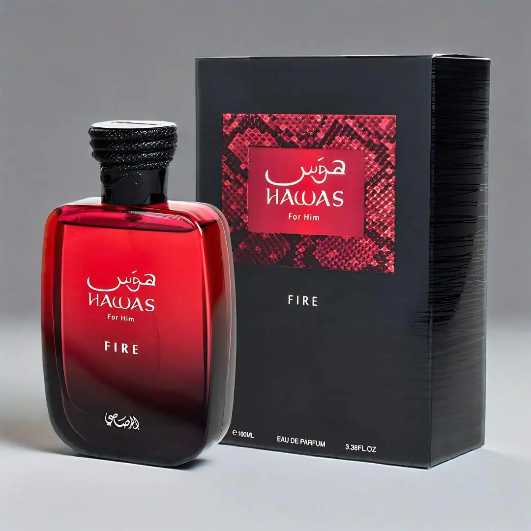 【Free Shipping】Rasasi Hawas Fire Eau De Parfum For Him 100ML(3.4 Oz)