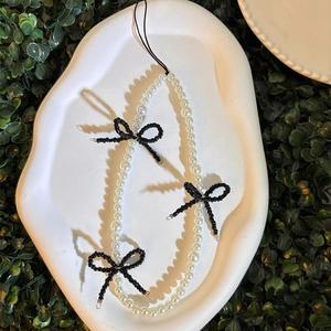 Bowknot Design Phone Chain, Cute Phone Lanyard, Fashion Phone Strap for Women & Girls, Mobile Phone Decoration Accessories, Phone Charms