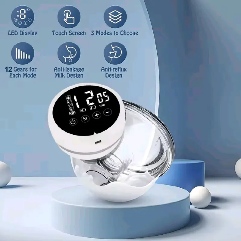 Wearable Milk Breast Pump for Convenient Breastfeeding hands free electric rechargeable pack of 1 pc UK stock delivery in 2 days 3