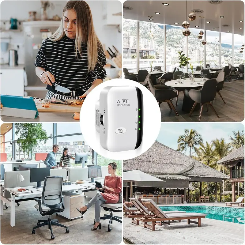 WiFi Extender,  Newest WiFi Repeater and Signal Can Cover up to 8470Sq.ft, WiFi Extenders Signal Extenders for Home, Repeater with Ethernet Port & Access Point, 1-Tap Setup, 2.4GHz 5