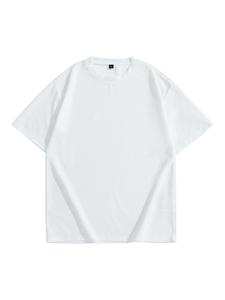 Men's Solid Waffle Knit Tee, Loose Casual Comfy Breathable Short Sleeve T-shirt for Summer, Men's Top for Daily Wear