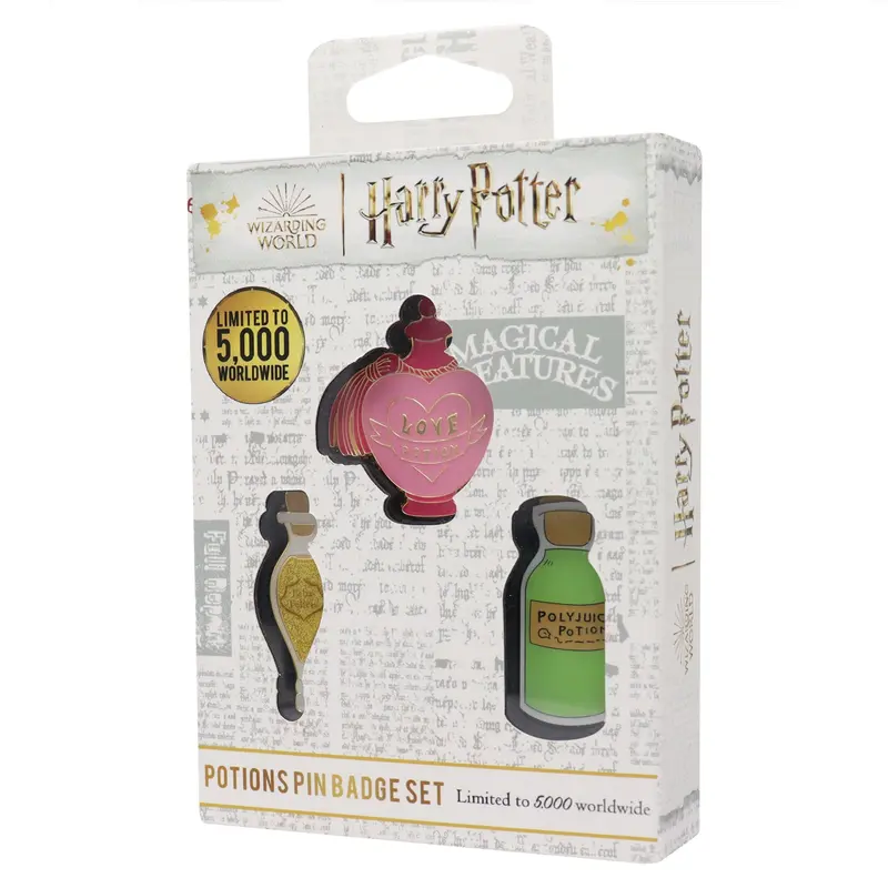 Harry Potter Limited Edition Potions Triple Pin Badge Set 0