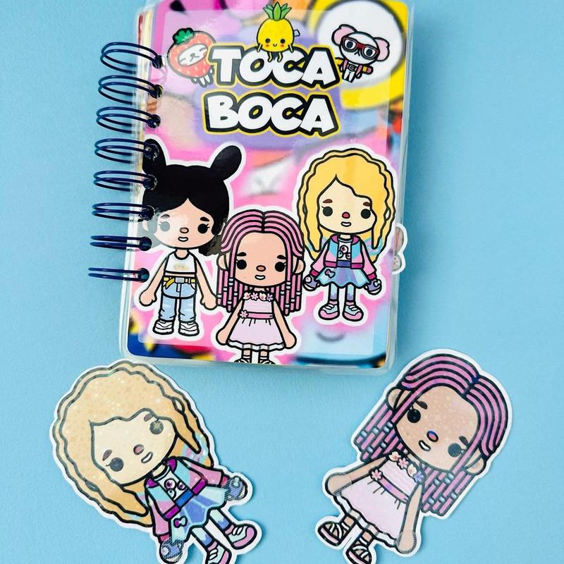 Toca Boca mini2 or Dream house and panda park. Game: Adventure Toy Figure Set for Imaginative Play, Arts & Crafts, Pretend Play, Activity Books? summer hause sticky book 0
