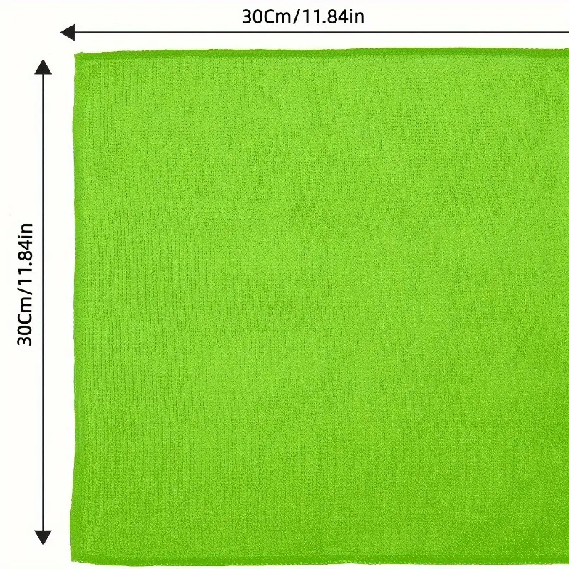 1Above 10pcs Microfiber Cleaning Cloth, Cleaning Towels for Housekeeping, Reusable And Lint Free Cloth Towels, Home Kitchen Supplies, Random Colour. 1