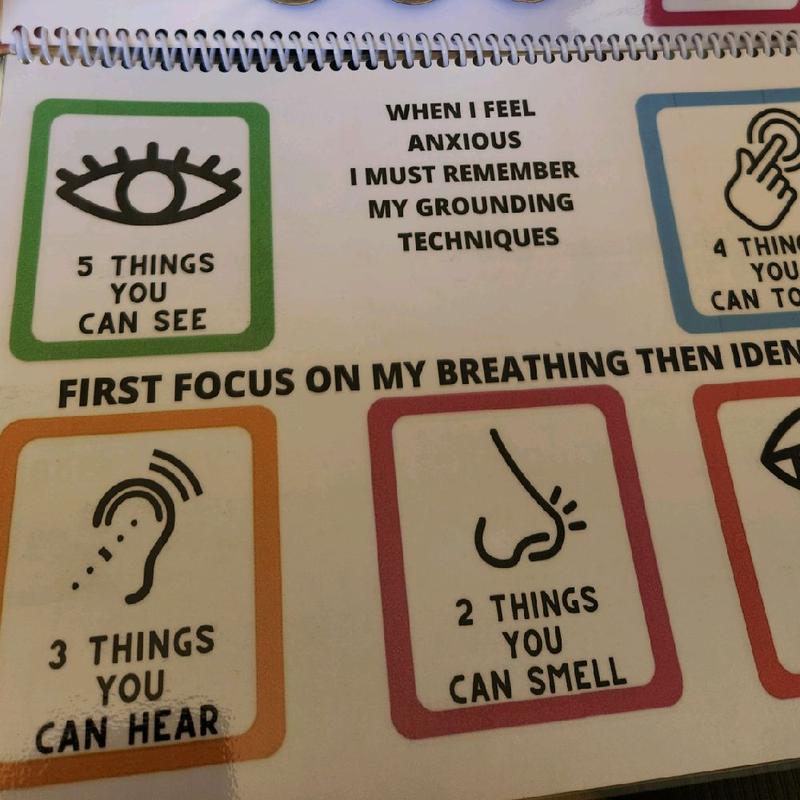 self regulation book autism adhd mental health Soft Cover sad manifestation books Laminated Book 4