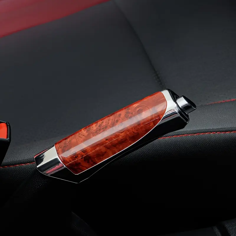 Universal Car Handbrake Sleeve, Durable ABS & Carbon Fiber Finish, Easy Installation, Plastic Material, for Various Vehicle Models, Car Interior Accessories 5