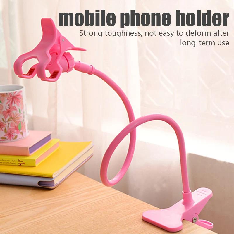 Universal Mobile Phone Holder Flexible Lazy Holder Adjustable Cell Phone Clip Home Bed Desktop Mount Bracket Smartphone Stand 5