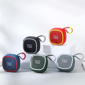 T&G TG659 Portable Wireless Speaker, Rechargeable Bluetooth-compatible Speaker with FM Radio, Support TF Card, HiFi Sound Box Music Player for Home & Outdoor