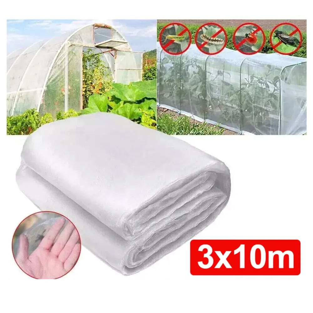 Garden Netting 5~10M Fine Mesh for Plant & Crop Protection, Blocks Insects and Birds, Breathable & Durable Cover for Vegetable Gardens, Reusable Plant Net