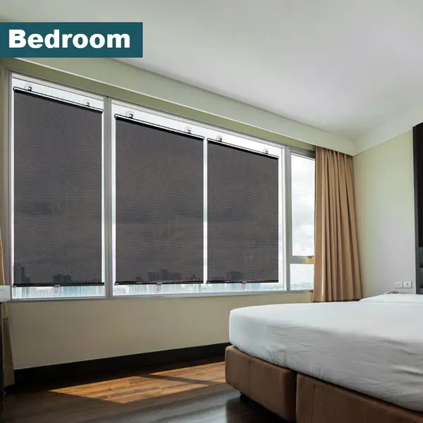 Universal Suction Cup Roller Blinds - Heat Blocker for Car & Home Windows 3