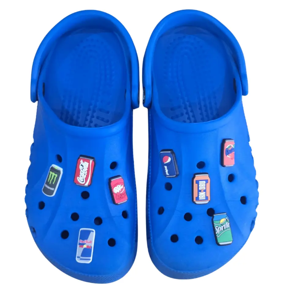 Drink Can Croc Charms, shoe accessories, shoe decoration.