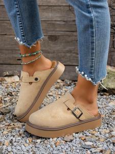 Women's Minimalist Plain Color Slides, Casual Comfortable Versatile Shoes for Daily Wear, Trendy All-match Slippers for Women & Girls, Flipflop