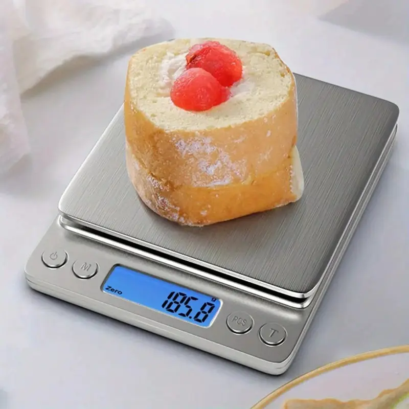 1Pcs Digital Kitchen Scale 3000g/ 0.1g Small Jewelry Scale Food Scales Digital Weight Gram and Oz Digital Gram Scale 1