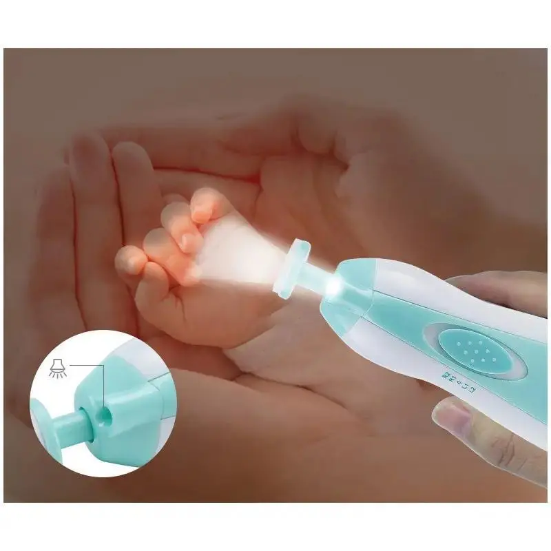 Baby Nail Grinder Electric Six-in-one Multi-head Anti-scratch Children Anti-meat Nail Clipping Manicure Suit Portable 4