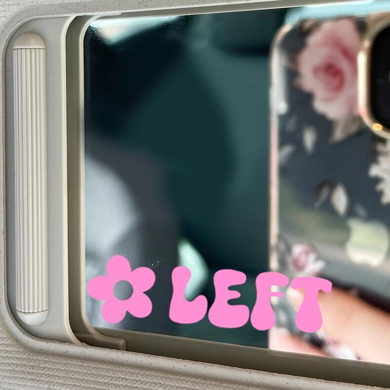 Product Introduction of Left Right Floral Decal Stickers, Waterproof Vinyl Car Decoration, Suitable for Laptop, Phone Accessories, Helmet, Car Window, Bumper, Cup, Door Wall - Durable Plastic Material 4